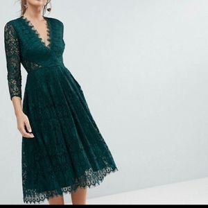 ASOS Lace Midi Dress